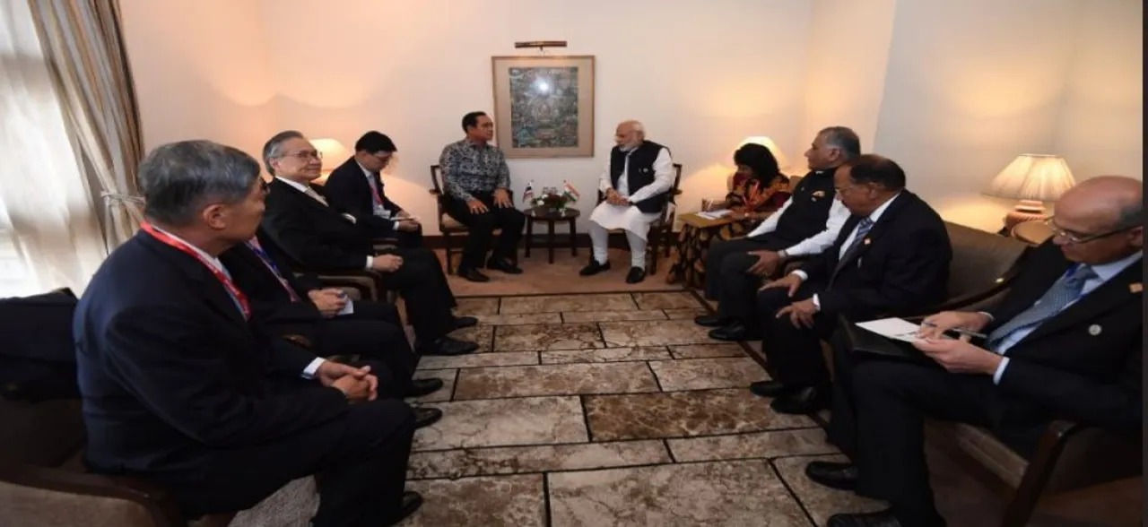थाईलैंड, म्यामां और भूटान के नेताओं के साथ प्रधानमंत्री मोदी ने सहयोग बढ़ाने को लेकर की बातचीत