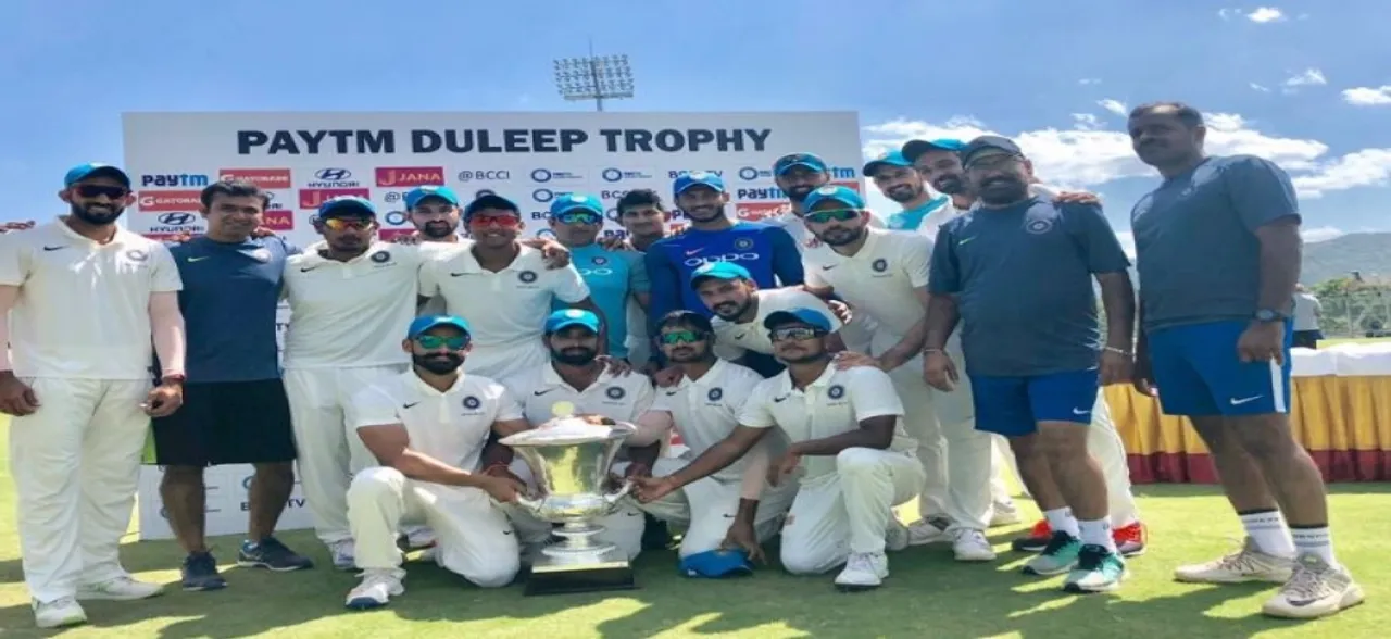 Duleep Trophy 2018: दिलीप ट्राफी पर इंडिया ब्लू का कब्जा, इंडिया रेड को फाइनल में हराया