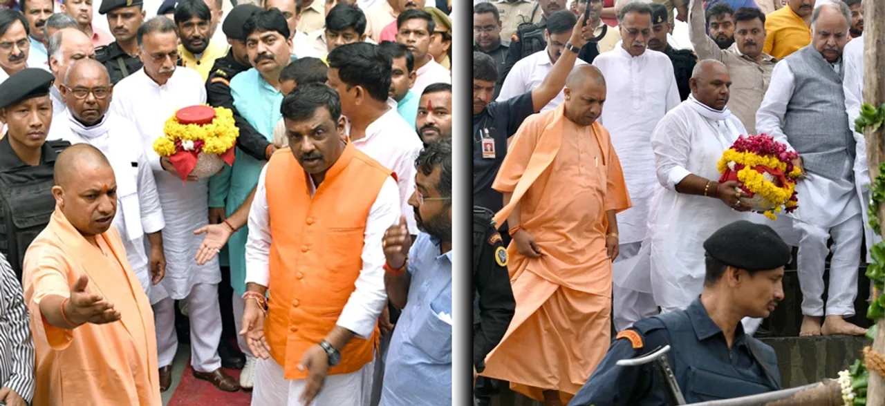 अटल बिहारी वाजपेयी की अस्थियां को उनके पैतृक गांव बटेश्वर में सीएम योगी ने किया विसर्जित