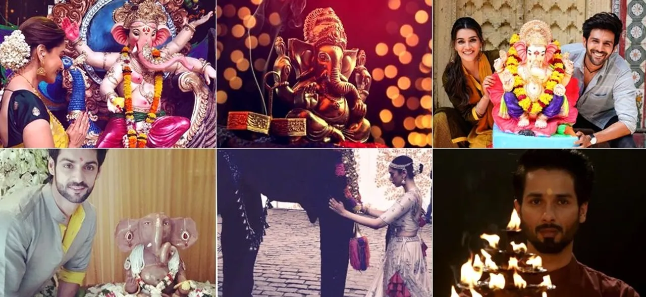 गणेश चतुर्थी 2018: बॉलीवुड सितारों ने बप्पा का किया स्वागत, अनोखे तरीके से दी बधाई