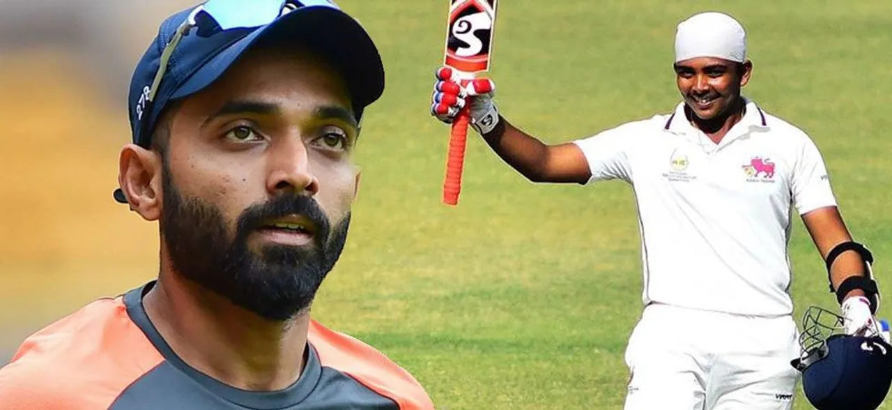 INDvWI: युवाओं के पास खुद को साबित करने का मौका, पृथ्वी शॉ को खेलना चाहिए स्वाभाविक खेल- अजिंक्य रहाणे