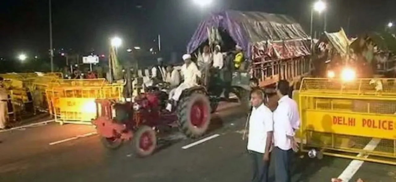 केंद्र के आश्वासन पर 'संदेह' के बीच किसानों ने दिल्ली पहुंचकर ख़त्म की पद यात्रा