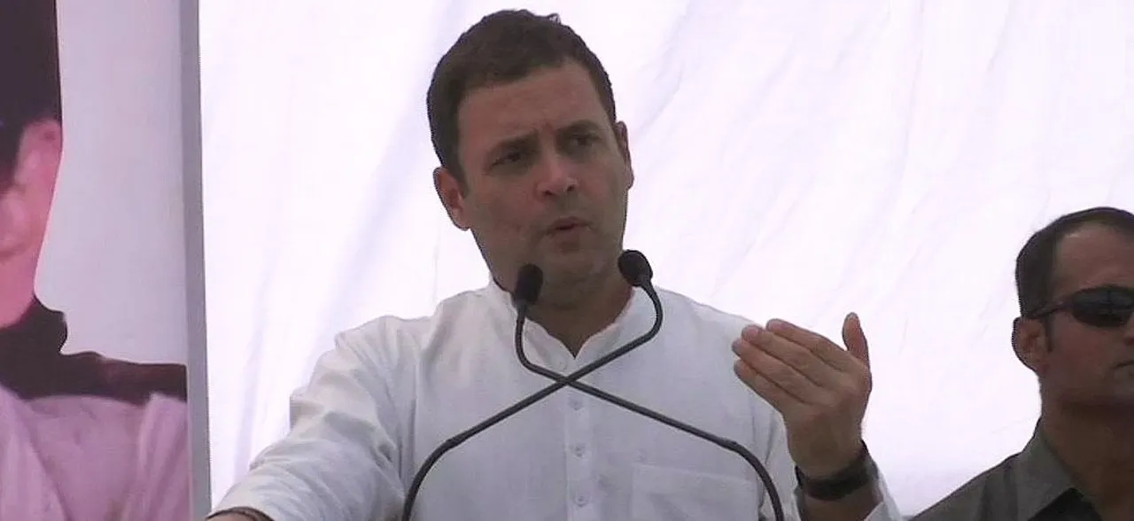 राहुल गांधी का हमला, पीएम नरेंद्र मोदी महिलाओं के मुद्दे पर अच्‍छा स्‍लोगन देते हैं, पर उनके लिए करते कुछ भी नहीं