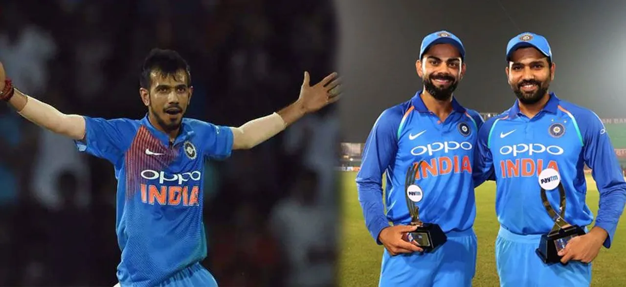 ICC की ताजा रैंकिंग में चहल करियर की सर्वश्रेष्ठ रैंकिंग पर, शिखर 4 पायदान फिसले, विराट-रोहित पहले-दूसरे नंबर पर काबिज