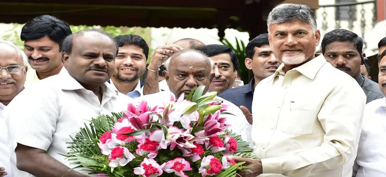 चंद्रबाबू नायडू से मिलने के बाद देवगौड़ा ने कहा, 2019 में बीजेपी के खिलाफ एकजुट हो सेक्युलर पार्टियां