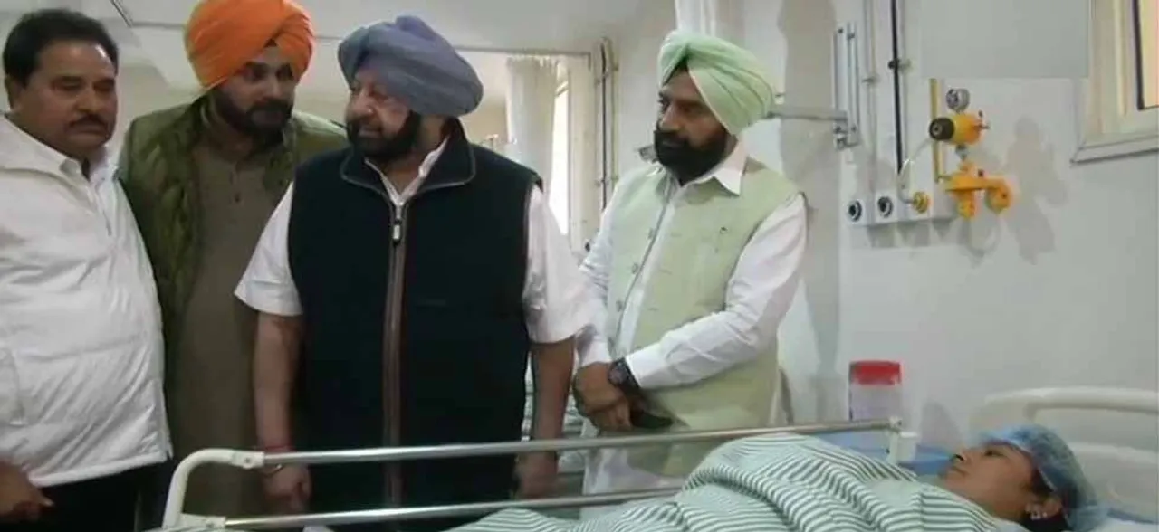 अमृतसर ग्रेनेड अटैक: CM अमरिंदर सिंह ने घायलों से की मुलाकात, कहा- कुछ सुराग मिले, हमलावरों को जल्द पकड़ा जाएगा