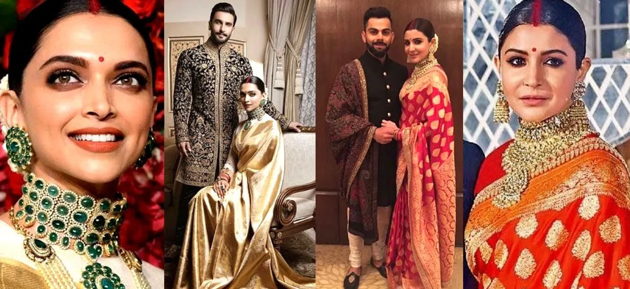 #DeepVeer रिसेप्शन पार्टी: दीपिका पादुकोण ने अनुष्का शर्मा के लुक को किया कॉपी, ये 5 चीजें थीं एकदम कॉमन