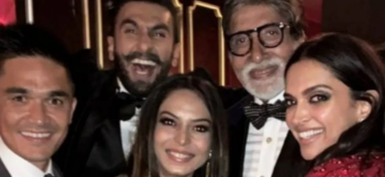 DeepVeer Reception: रणवीर संग 'जुम्मा चुम्मा' गाने पर जमकर नाचे बिग बी, वायरल हुआ वीडियो