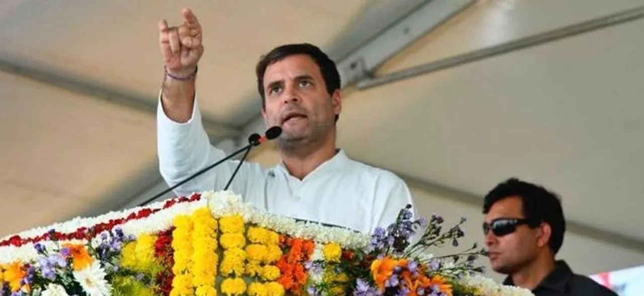 राहुल गांधी ने केसीआर पर साधा निशाना, कहा- सिंचाई परियोजनाओं में ठेकेदारों के खजाने भरे