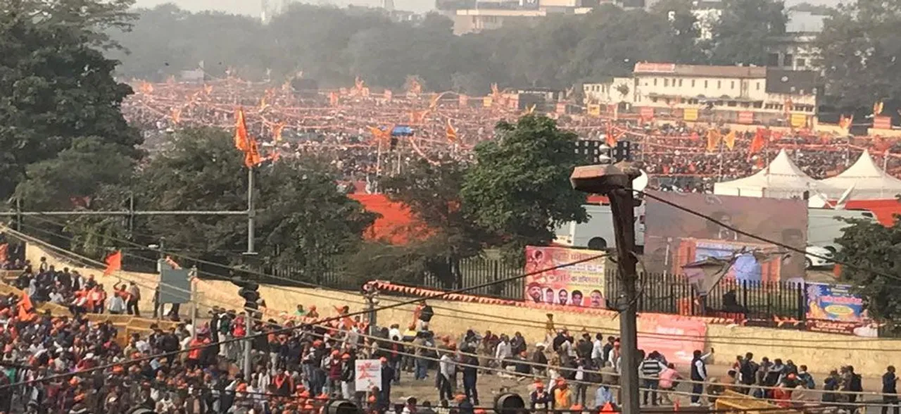 VHP की धर्मसभा: भैय्याजी जोशी राम मंदिर पर बोले, देश की भावनाओं को समझे सुप्रीम कोर्ट