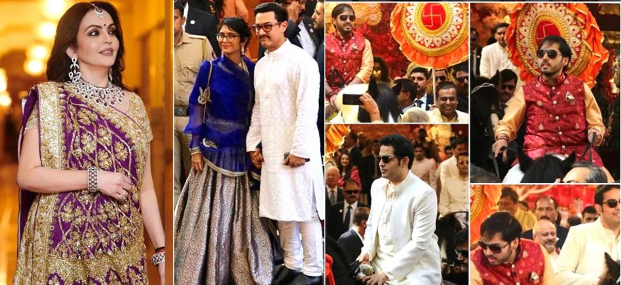 #IshaAmbaniWedding: ग्रैंड वेडिंग में दीपिका, आलिया समेत पहुंचे कई सितारें, पूर्व राष्ट्रपति प्रणब मुख़र्जी ने भी की शिरकत