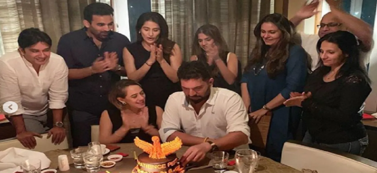 Happy Birthday Yuvraj  Singh: हेजेल के साथ मनाया युवी ने जन्मदिन, जहीर की वाइफ ने शेयर की फोटोज़