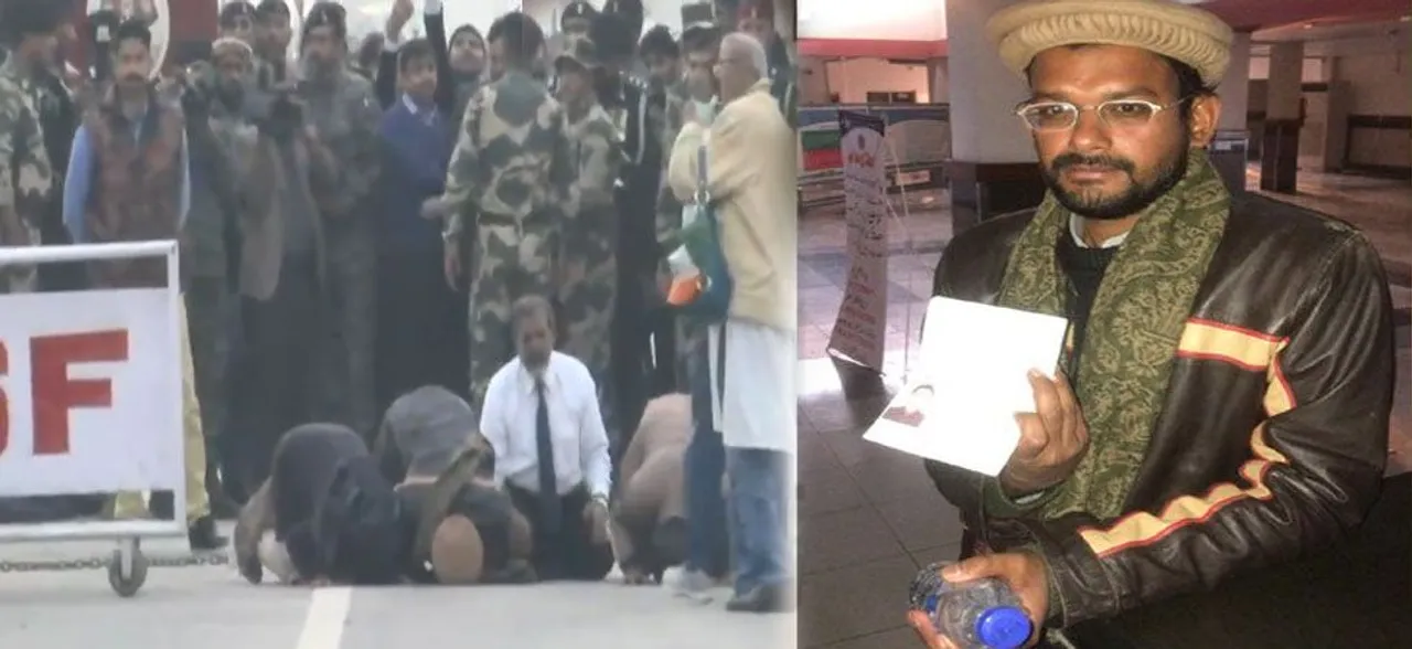 VIDEO : हामिद अंसारी की हुई वतन वापसी, वाघा-बॉर्डर की मिट्टी चूम परिवार को गले से लगाया