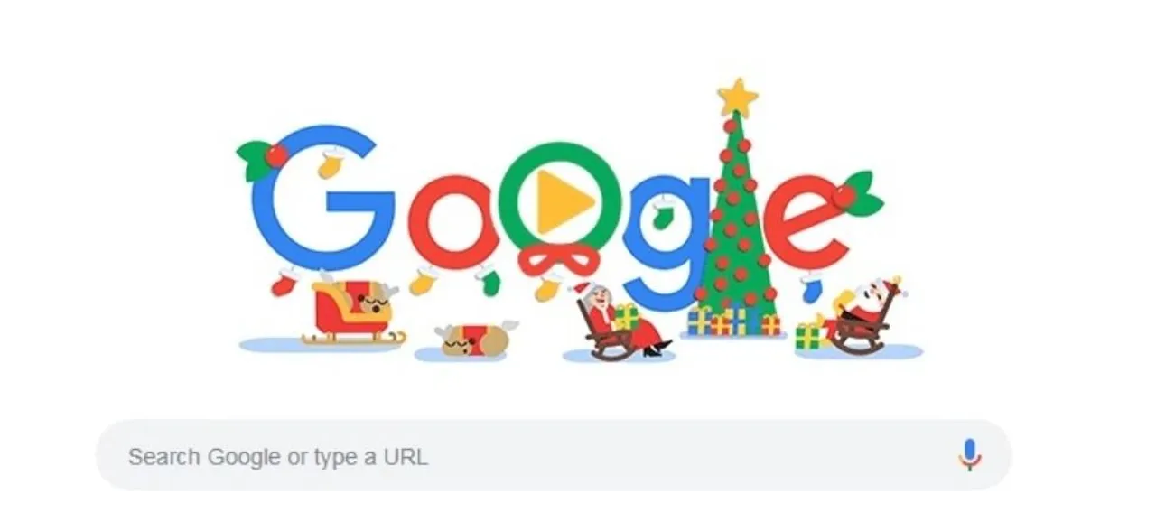 Christmas Special Google Doodle : क्रिसमस को लेकर गूगल ने बनाया खास डूडल