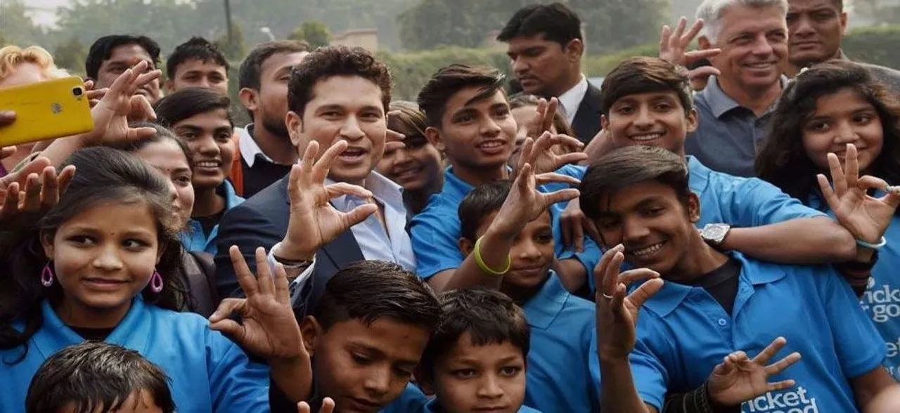 Watch Video: क्रिसमस पर कुछ इस अंदाज में नजर आए मास्टर ब्लास्टर सचिन तेंदुलकर, बच्चों संग घुमाया बल्ला