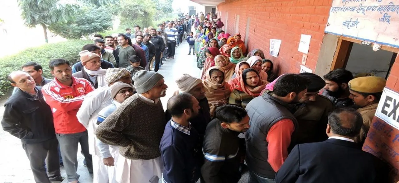 हरियाणा उपचुनाव में लगभग 75 फीसदी मतदान