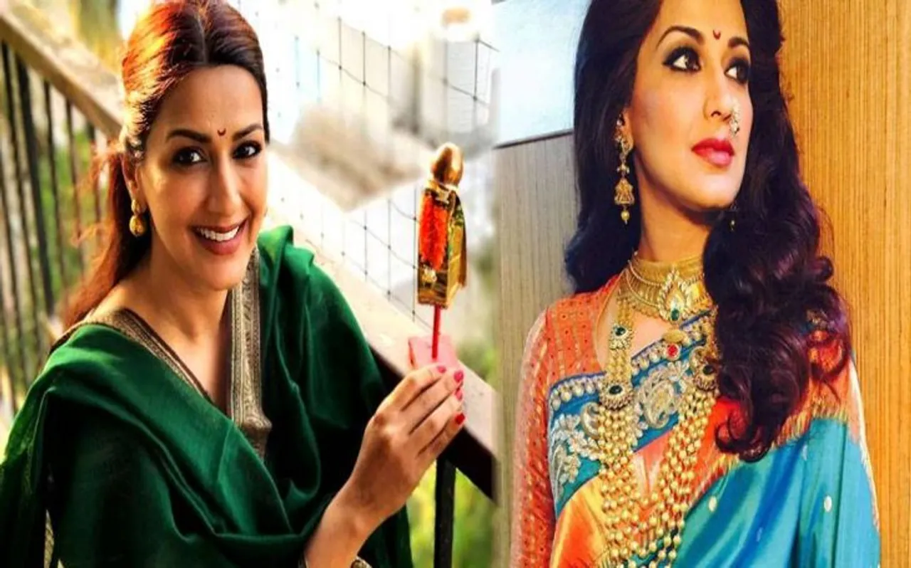 सेट पर वापस लौटीं सोनाली बेंद्रे ने शेयर की फोटो, जाहिर की अपनी खुशी
