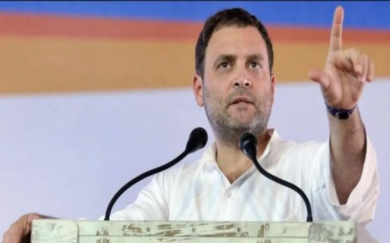 राहुल गांधी किसानों की रैली को संबोधित करने के लिए भोपाल पहुंचे