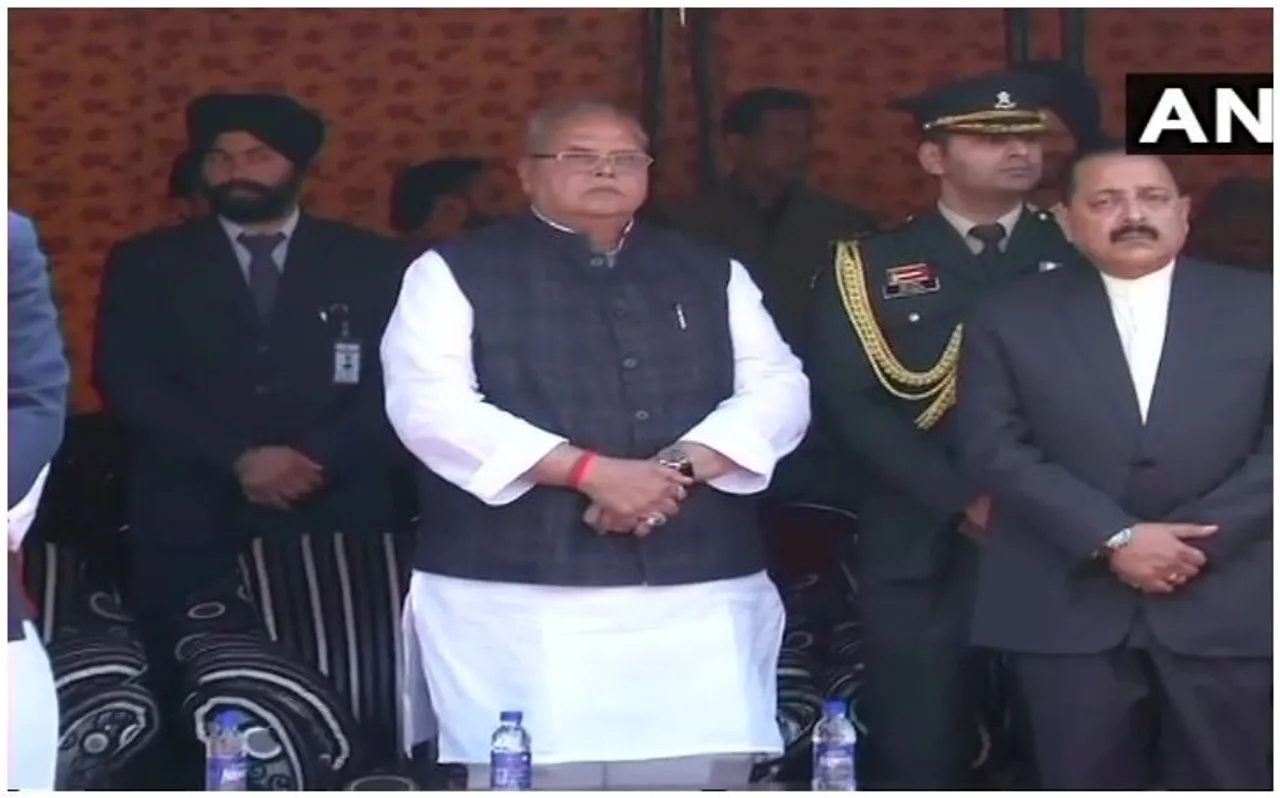 शहीद DSP अमन ठाकुर को अंतिम विदाई देने पहुंचे राज्यपाल सत्यपाल मलिक और जितेंद्र सिंह