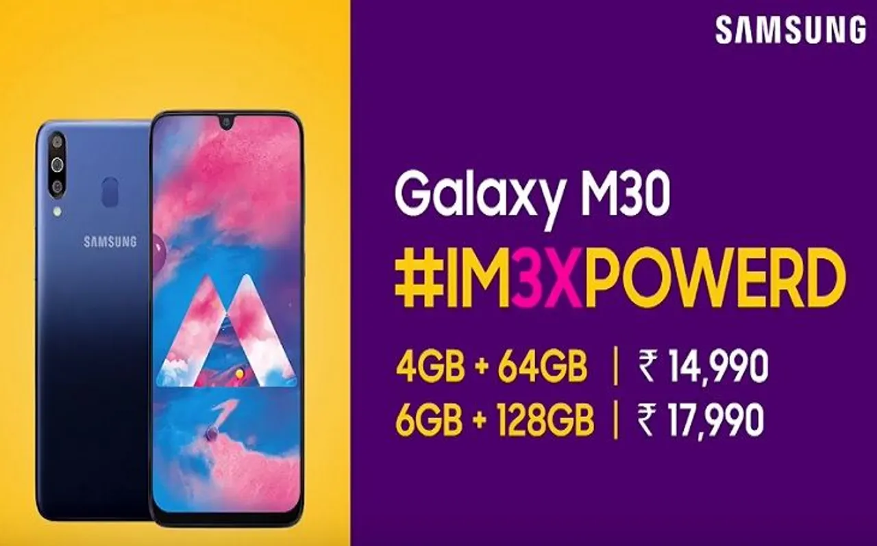 Samsung Galaxy M30 भारत में लांच, जानें क्‍या है कीमत और फीचर