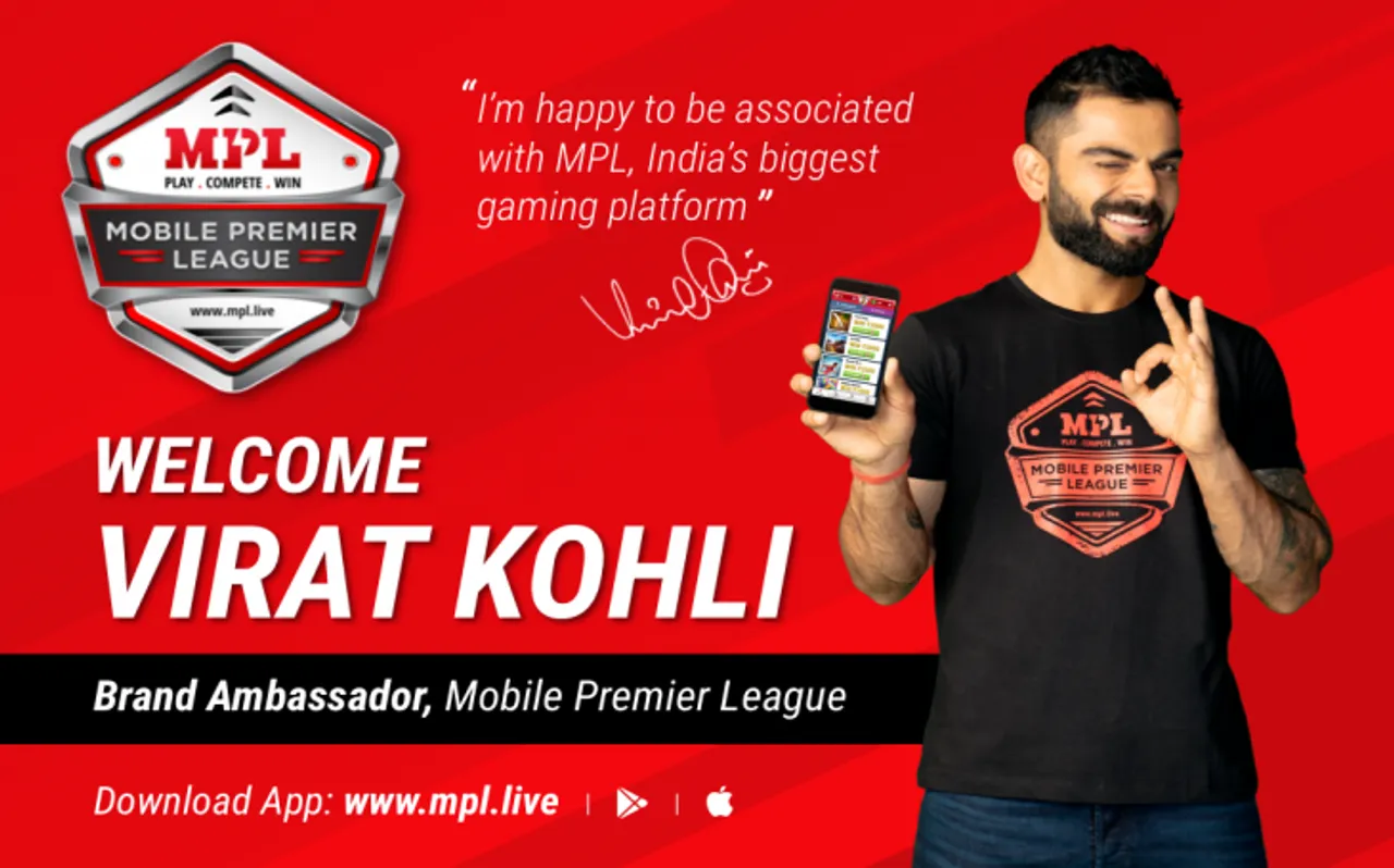 MPL: कंपनी ने विराट कोहली को बनाया ब्रांड एम्बेसडर, कप्तान ने मोबाइल गेमिंग को लेकर दिया ये बयान
