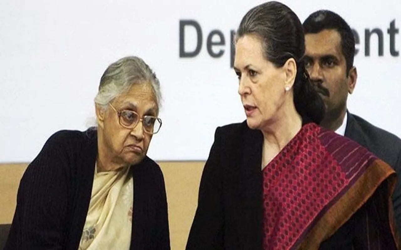 कांग्रेस-AAP गठबंधन पर बातचीत के बीच शीला दीक्षित ने सोनिया गांधी से की मुलाकात