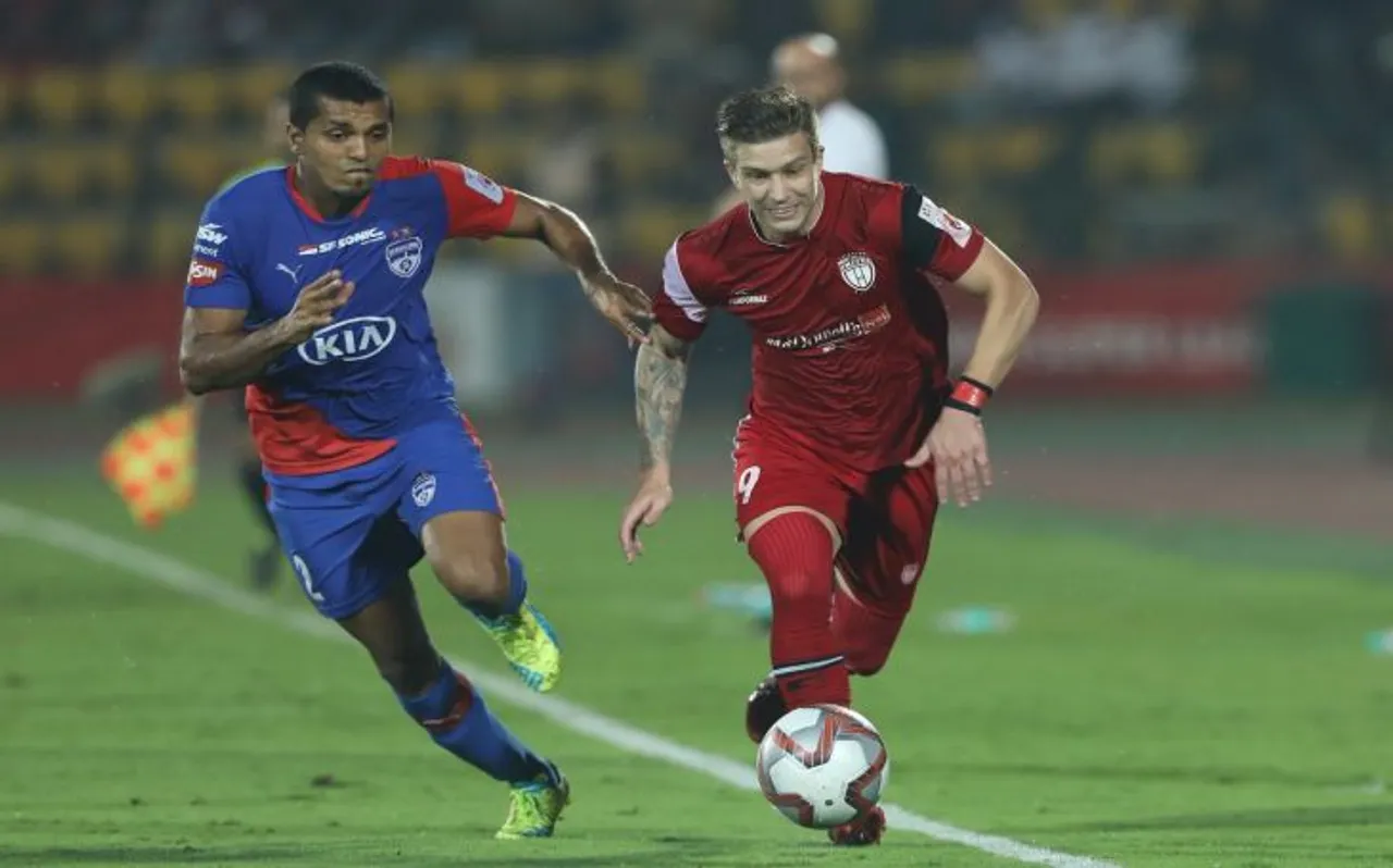 ISL 5 : सेमीफाइनल के दूसरे चरण में NorthEast United FC से भिड़ेगी Bengaluru FC
