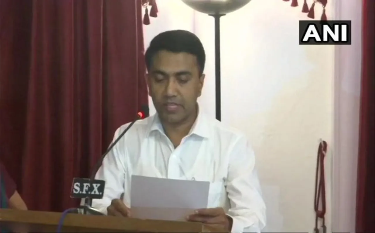 गोवा के नए मुख्यमंत्री ने कार्यभार संभाला, शक्ति परीक्षण बुधवार को