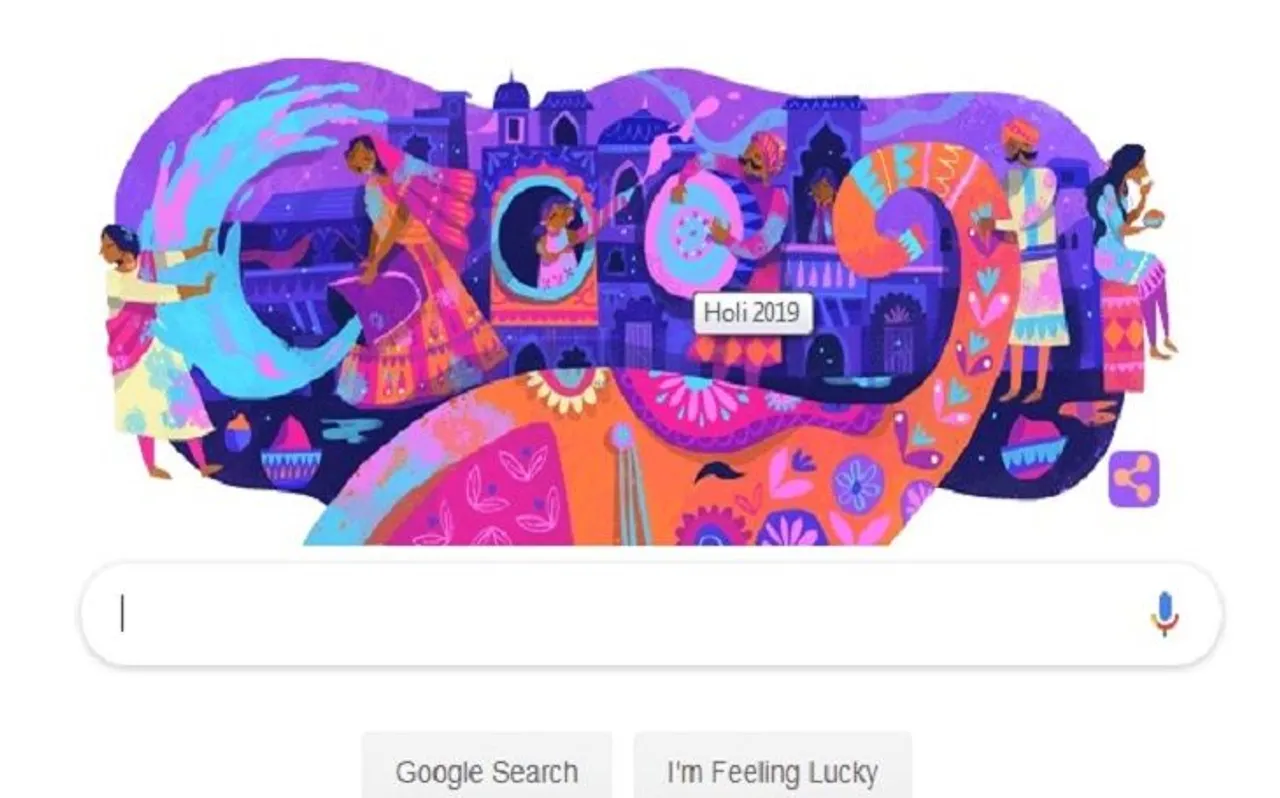 Holi 2019: Google ने इस तरह से किया होली के त्योहार को सेलिब्रेट, बनाया ये खास Doodle