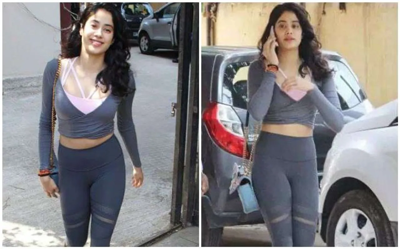 जान्हवी कपूर की जिम के बाहर ली गई इन तस्वीरों ने लोगों को किया क्रेजी, Social Media पर हुई Viral
