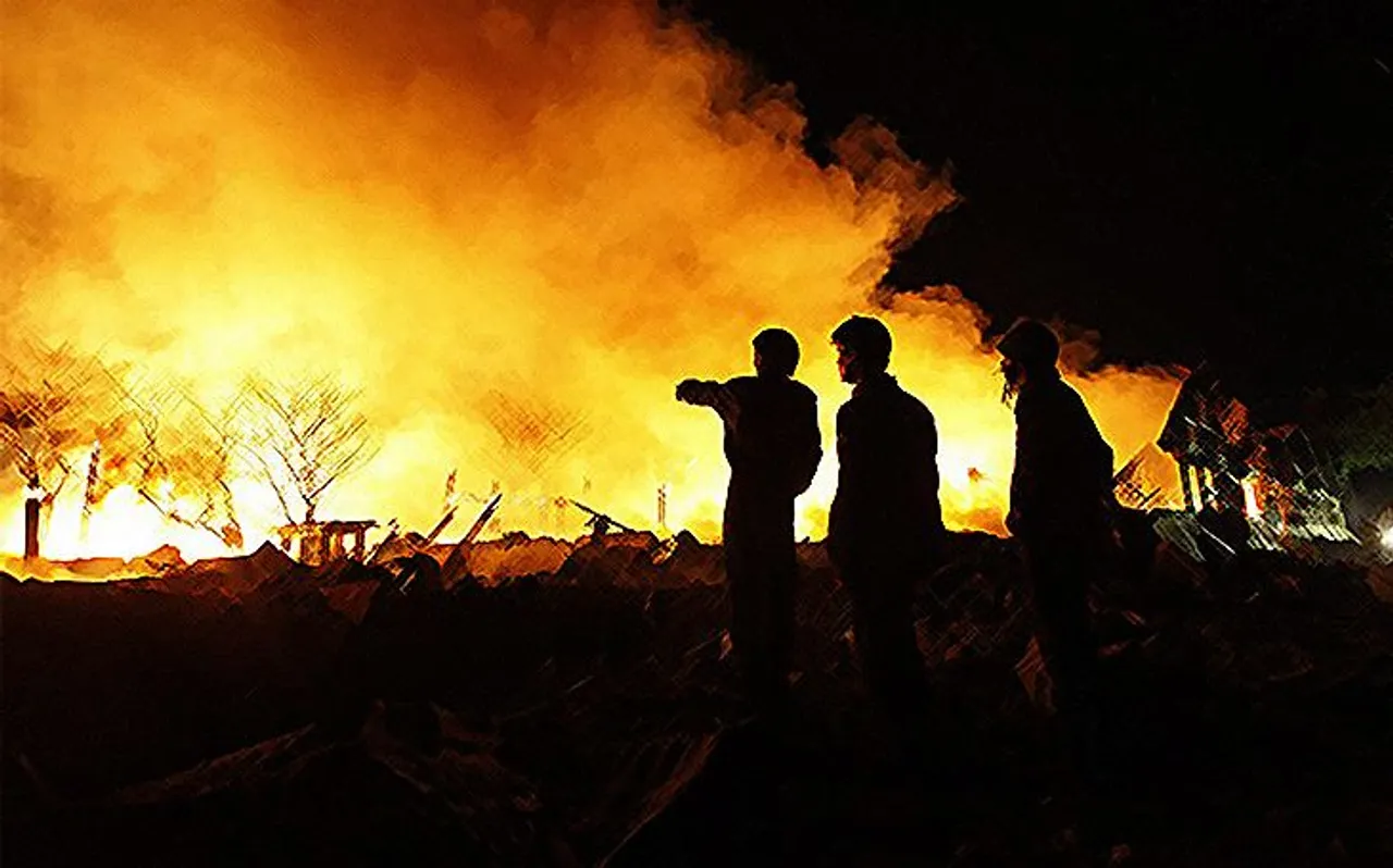 म्यांमार के गोदाम में हुआ भीषण विस्फोट, 16 मरे, 48 घायल