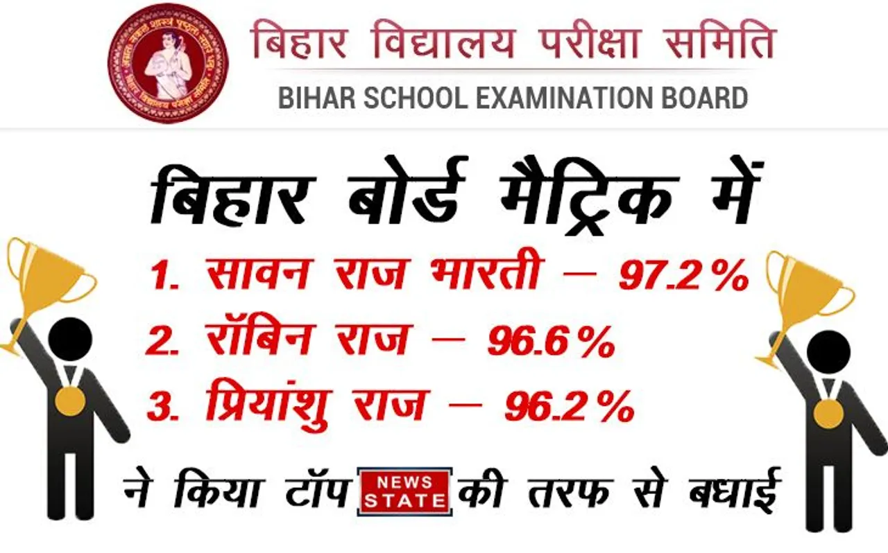 Bihar Board 10th Result: यहां देखिए बिहार बोर्ड 18 Toppers के नाम