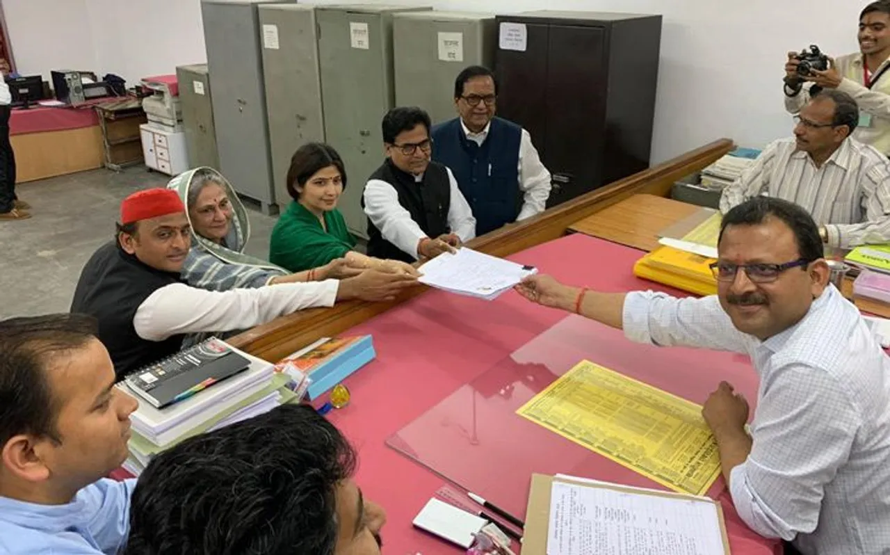 Loksabha Election 2019 : कन्नौज में डिंपल यादव ने दाखिल किया नामांकन, अखिलेश यादव रहे मौजूद