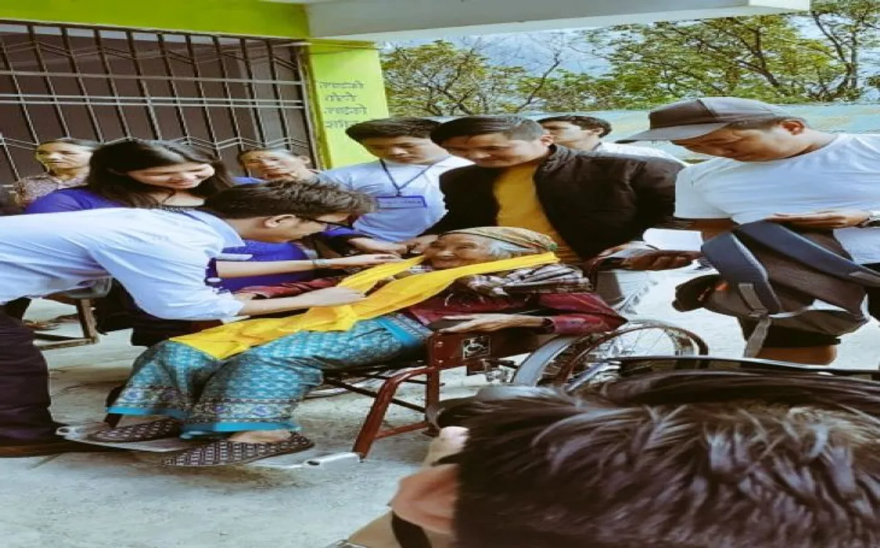 सिक्किम में सबसे बुजुर्ग 107 साल की महिला ने किया मतदान