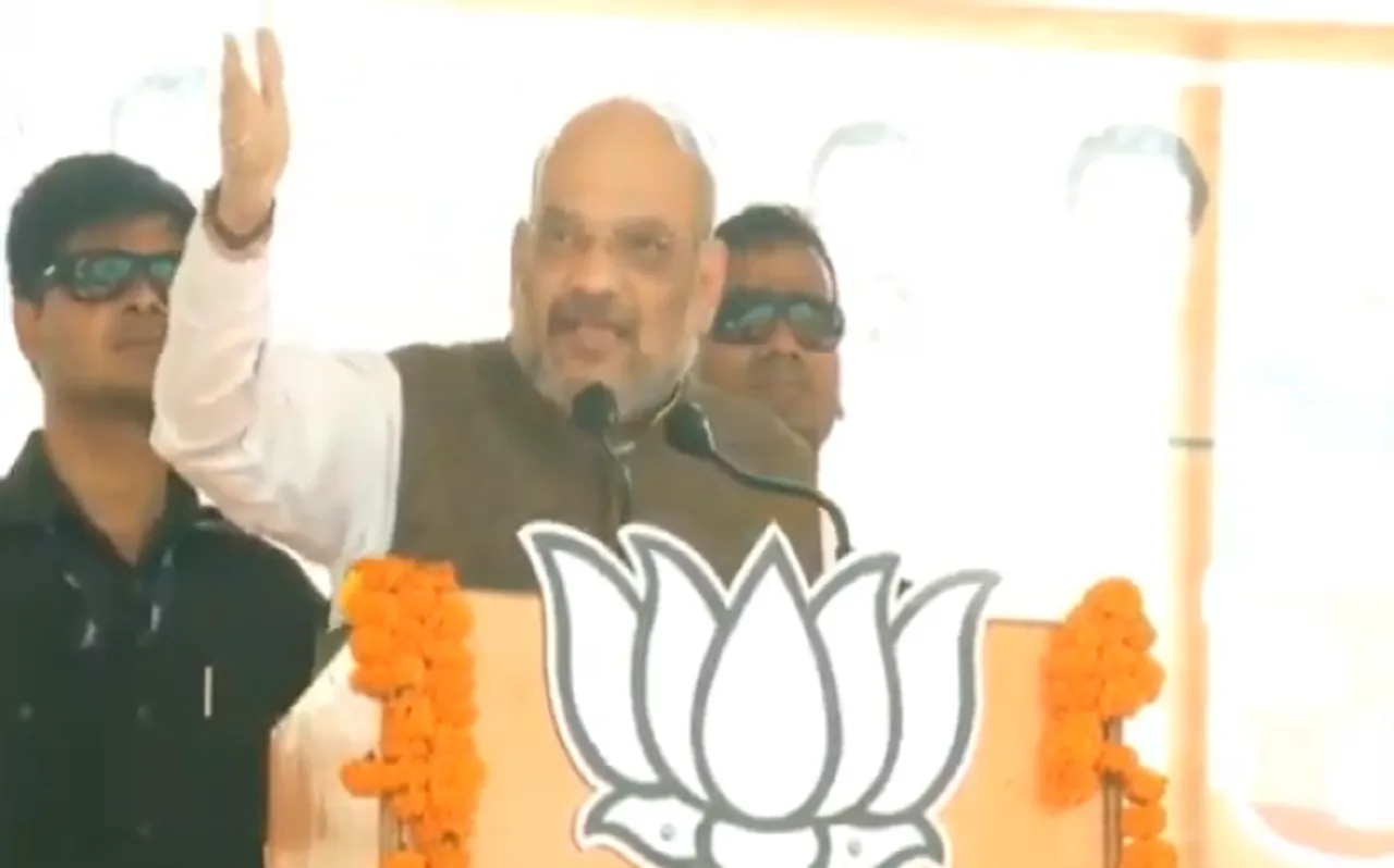 यूपी के बदायूं में बोले अमित शाह, महागठबंधन की कोई नीति नहीं है, कोई नेता नहीं है
