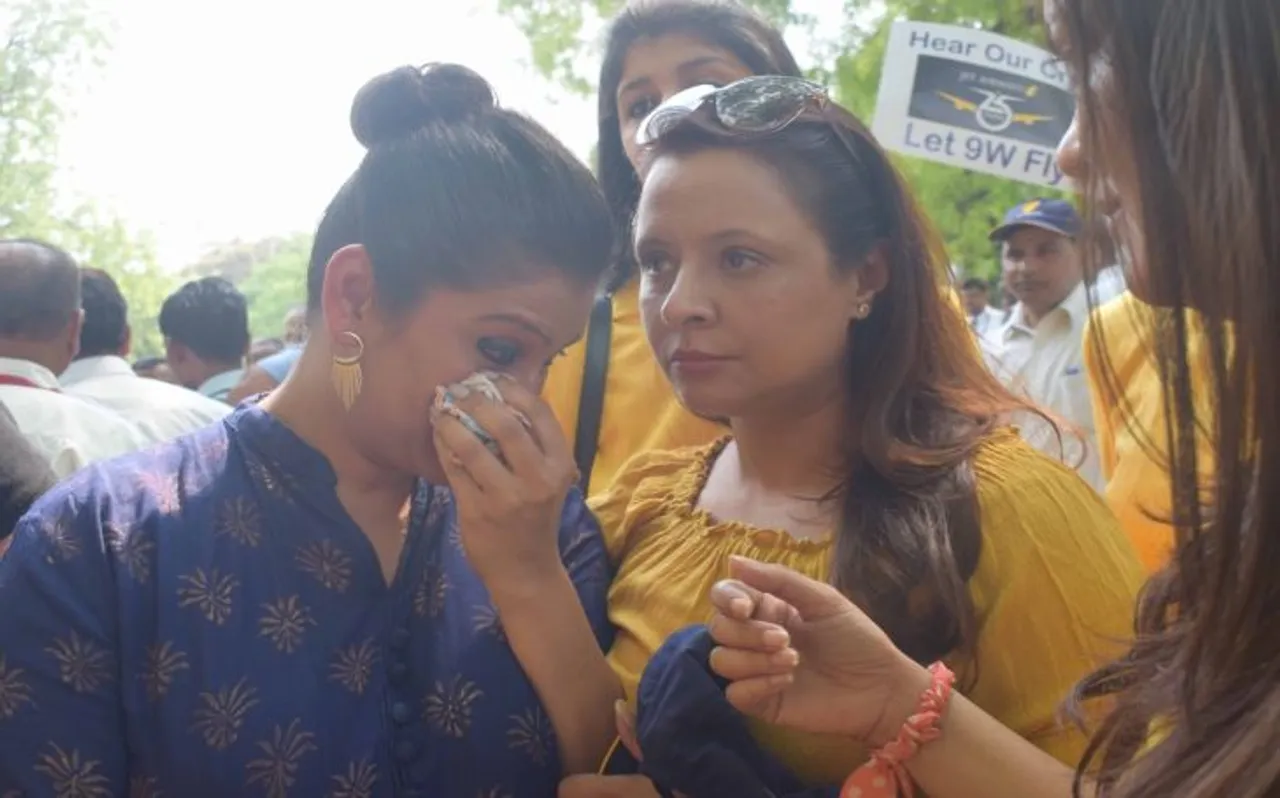 जेट एयरवेज के कर्मचारियों ने संकट के लिए सरकार, कर्जदाताओं को ठहराया जिम्मेदार