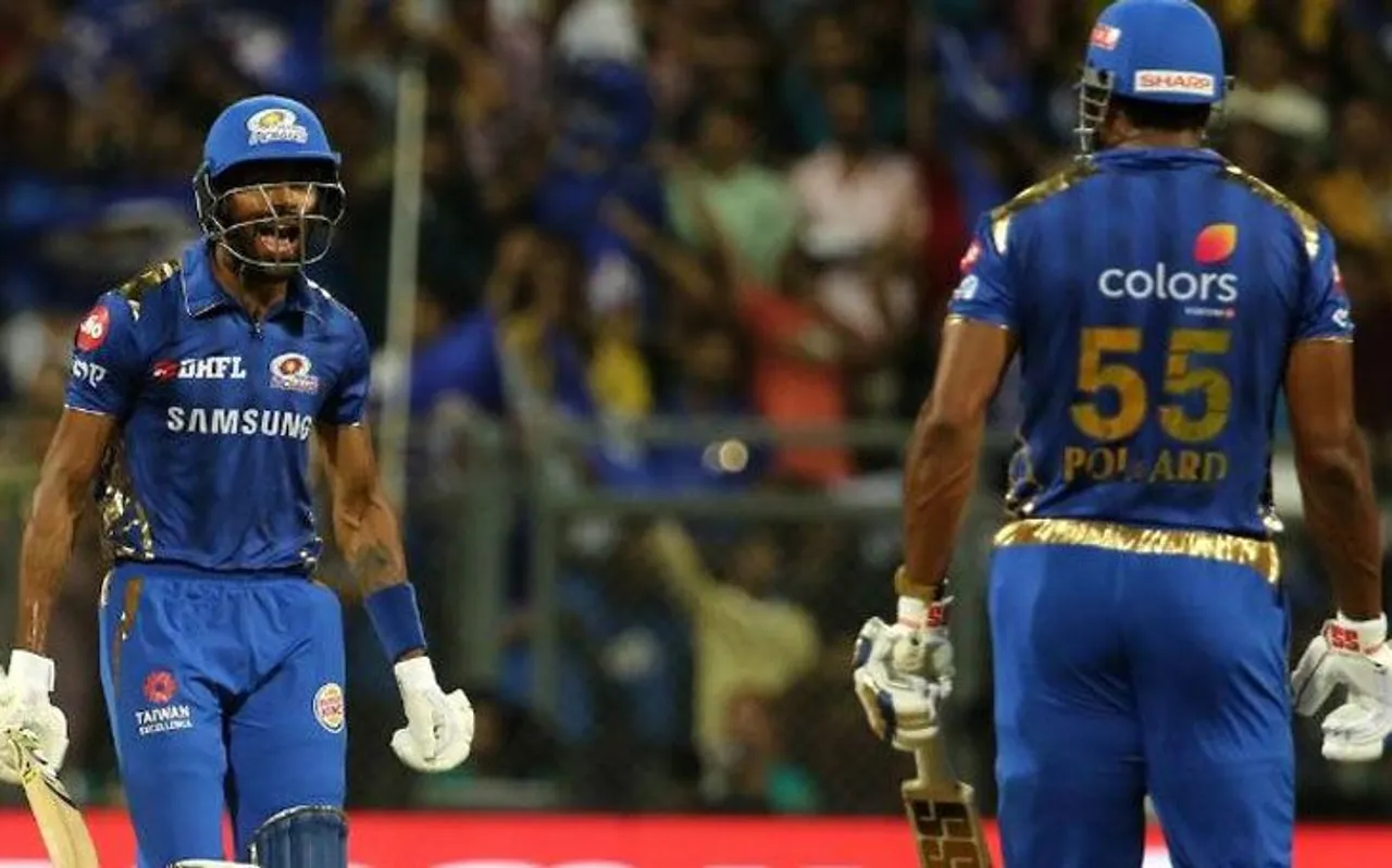IPL12: हार्दिक पांड्या ने फिर खेला हेलिकॉप्टर शॉट, कहा- धोनी को पसंद आया