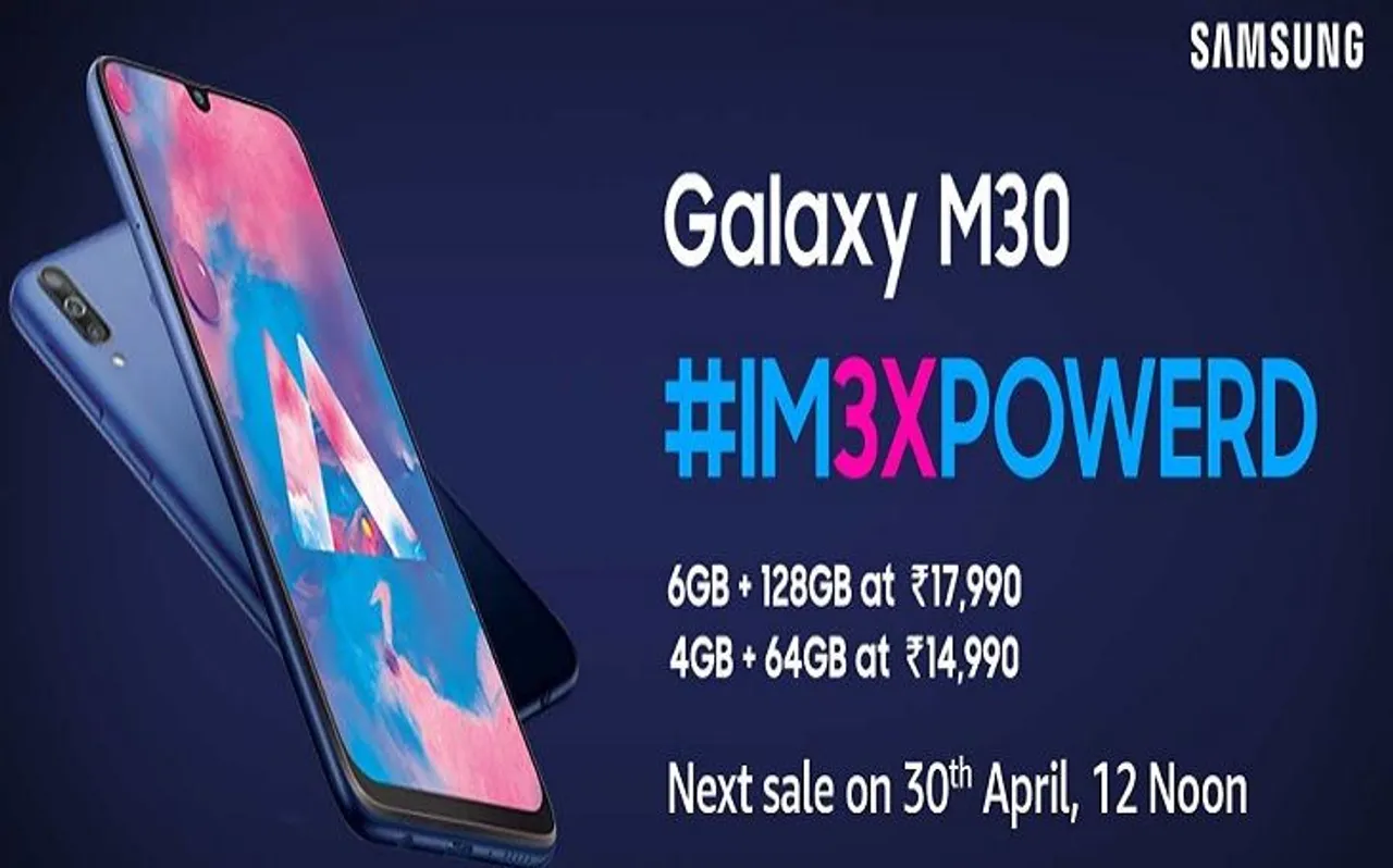 30 अप्रैल को फिर शुरू हो रही  Samsung Galaxy M30 की फ्लैश सेल, मिलेंगे ये ऑफर्स