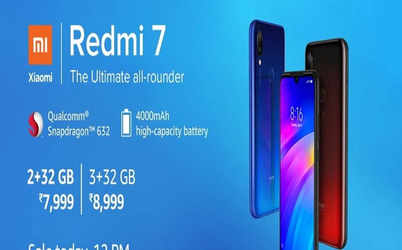 दोपहर 12 बजे से शुरू हो रही Redmi 7 की पहली सेल, जानें ऑफर्स और कीमत
