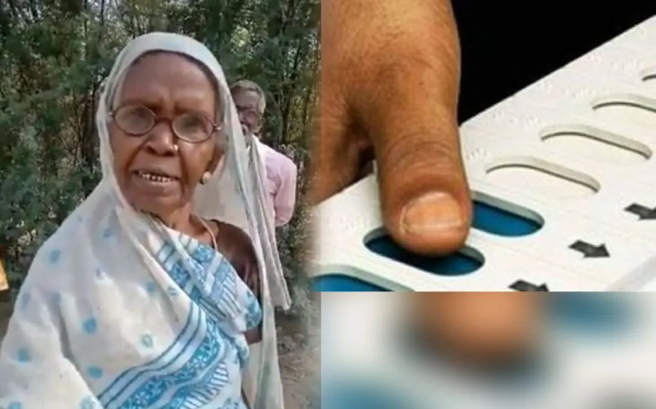 Video: अमेठी में महिला का आरोप, 'जबरदस्ती हाथ पकड़कर दबवा दिया पंजा वाला बटन'