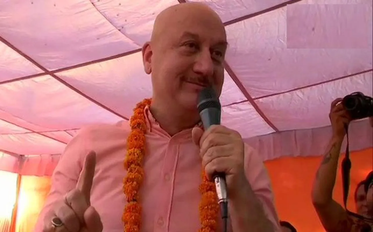 चंडीगढ़ में अनुपम खेर ने कहा- सच बोलना हमने मोदी जी से सीखा है