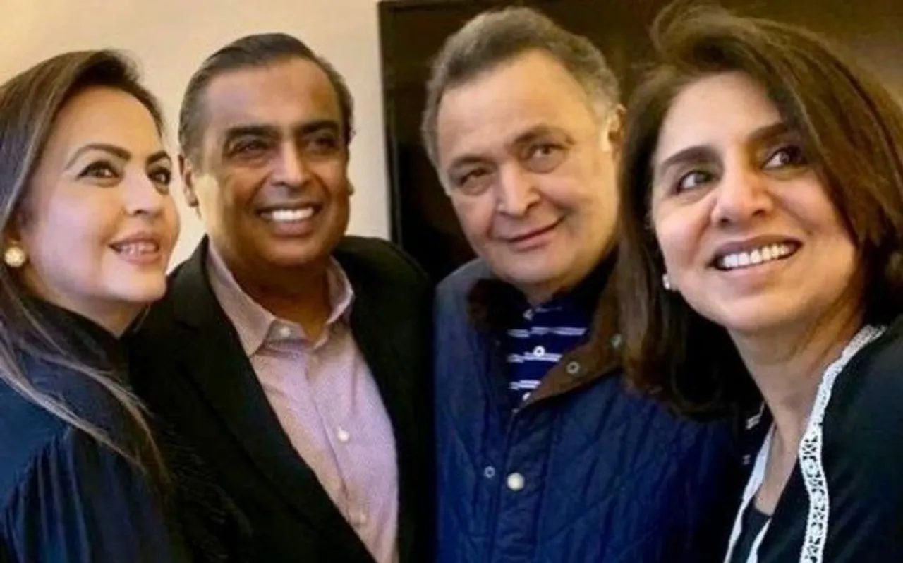ऋषि कपूर से मिलने पहुंचे मुकेश और नीता अंबानी, शेयर की फोटो