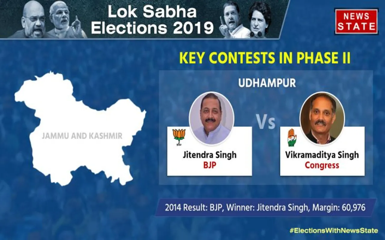 Udhampur Election Result 2019 Live Updates: BJP उम्मीदबार डॉ जितेंद्र सिंह चल रहे आगे