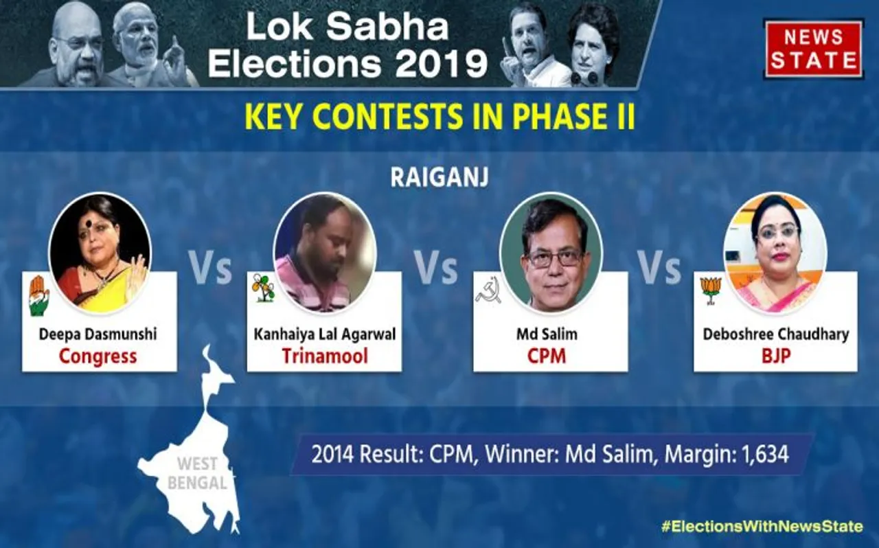 Raiganj Lok Sabha Election Result 2019: बीजेपी के देबाश्री चौधरी ने टीएमसी के कन्हैया को दी पटखनी