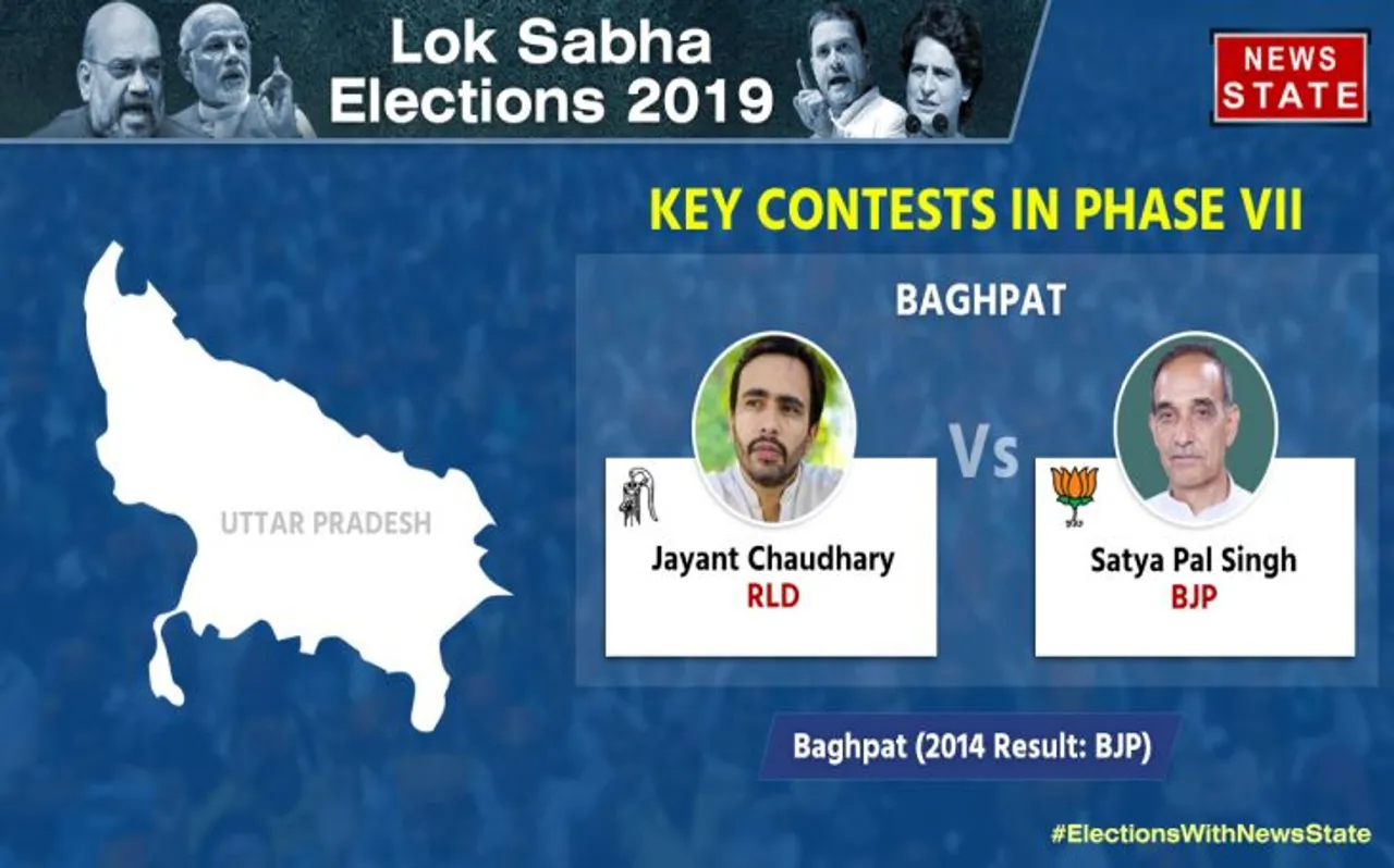 Loksabha Election Results 2019: बागपत में BJP प्रत्याशी सत्यपाल सिंह आगे