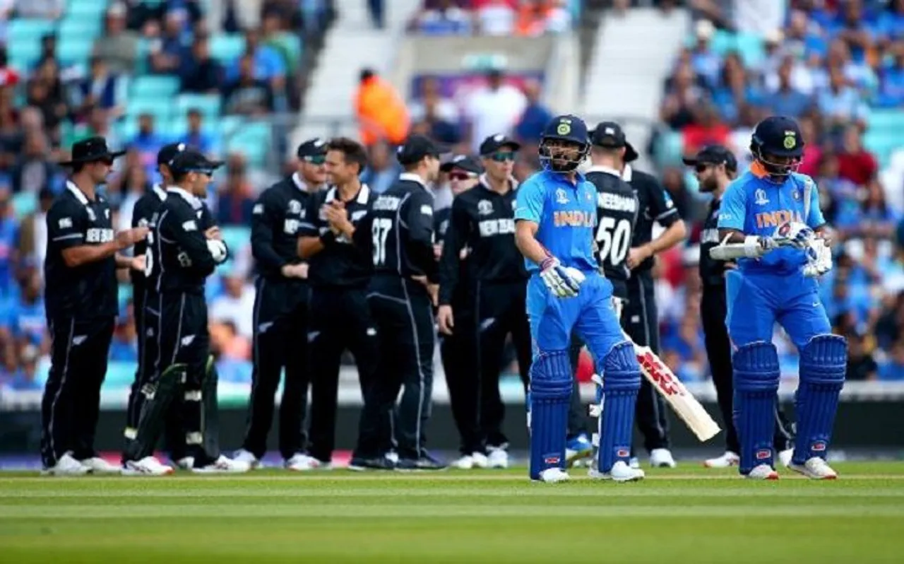 World Cup 2019 NZ vs IND: स्विंग से हुई भारतीय बल्लेबाजों को परेशानी, 179 रन पर आल आउट