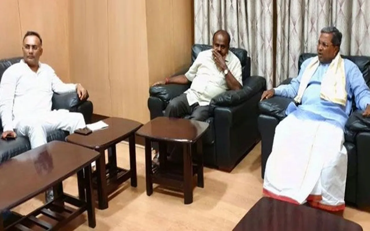 कर्नाटक में राजनीतिक संकट, सरकार बचाने कांग्रेस के लिए 2 वरिष्ठ नेता बेंगलुरू रवाना