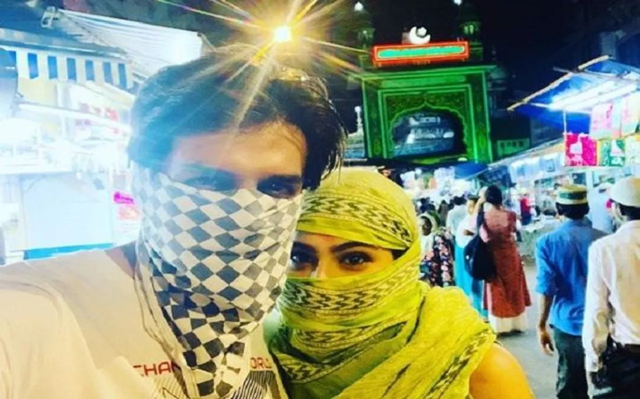 कार्तिक आर्यन ने चुपके-चुपके इस हीरोइन के संग मनायी ईद, Photo हुई Viral