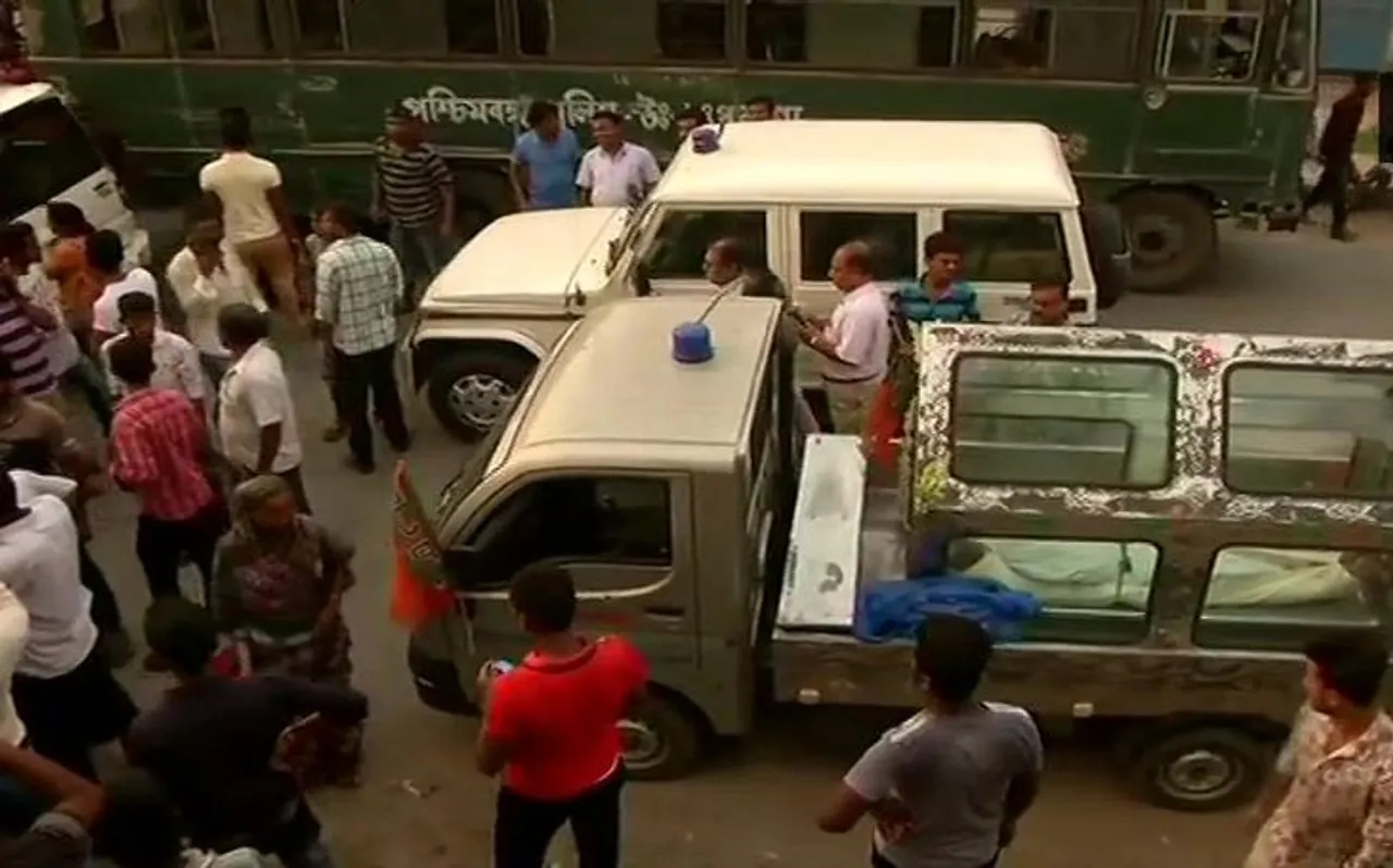 भाजपा कार्यकर्ताओं के शव को कोलकाता ले जाने से रोका, पुलिस और बीजेपी नेताओं में झड़प