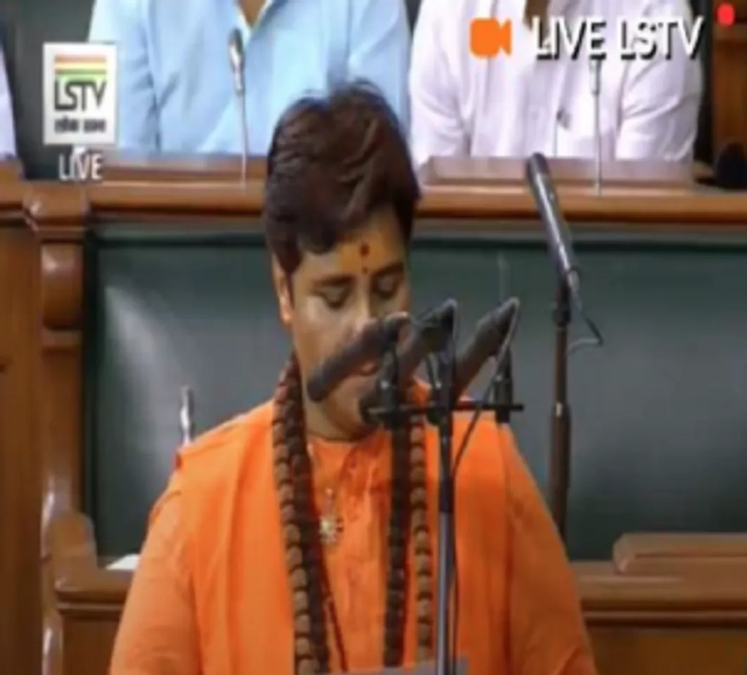कांग्रेस विधायक को प्रज्ञा ठाकुर का करारा जवाब कहा- आ रही हूं, जला देना